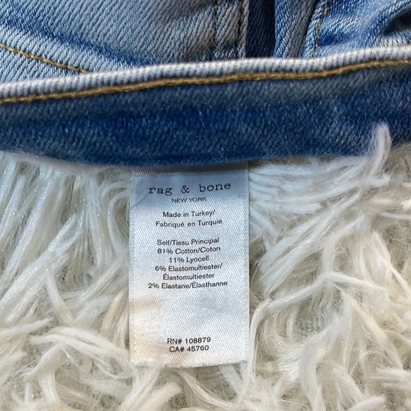 Rag & Bone New York High Rise Ankle Skinny Jeans - 24 - Picture 6 of 6